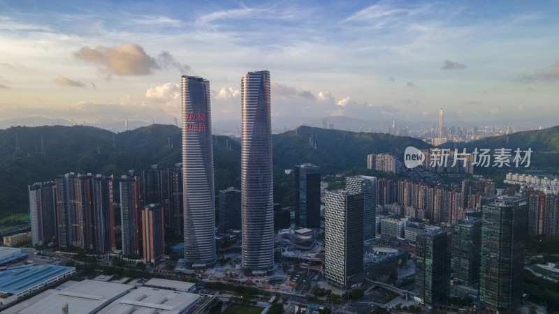 深圳星河双子中国最高的等高双子塔