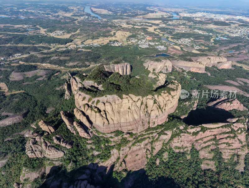 上饶龟山5A景区航拍全景图