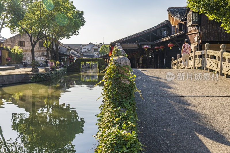 绍兴安昌古镇江南水乡风景