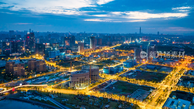 成都锦江区金融城东城市建设场景