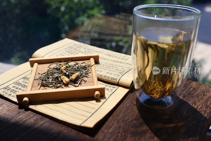 茉莉花茶 花茶 绿茶 一杯茶 茶叶展示