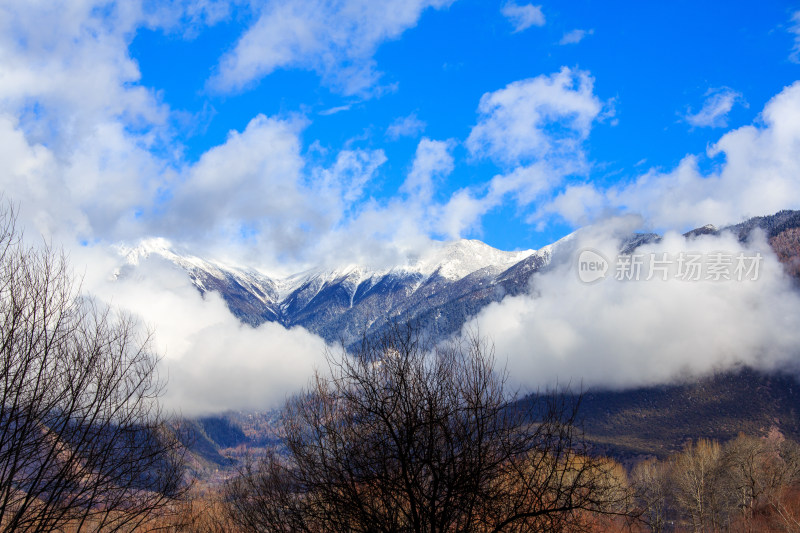 中国西藏林芝雅鲁藏布江苯日神山旅游区