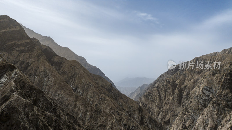 帕米尔高原千年古道塔莎古道山脉峡谷戈壁滩