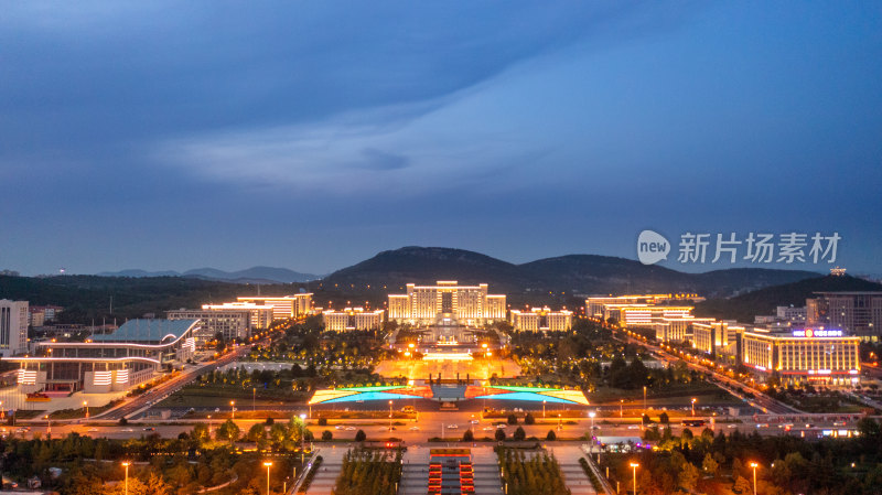 枣庄市政广场夜景