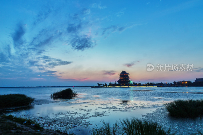 苏州重元寺夜景