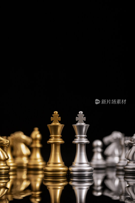 国际象棋合作共赢创意