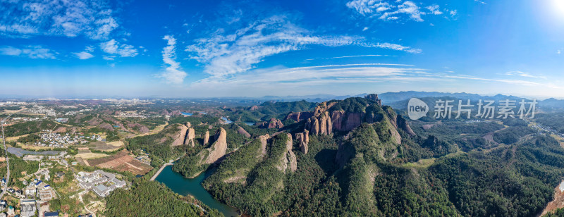 上饶龟山5A景区航拍全景图