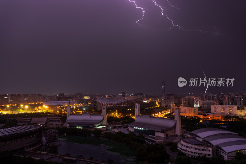 北京鸟巢风光