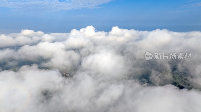 自然风景天空航拍云端阳光大气背景