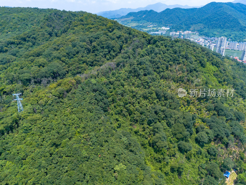 福建三明大金湖5A景区航拍图