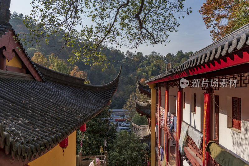 杭州千年古刹法华寺古建筑