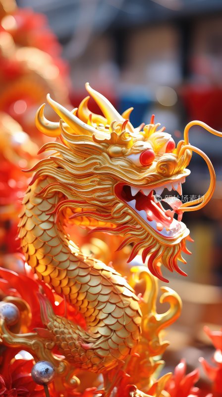 中国传统龙形象中国龙雕塑
