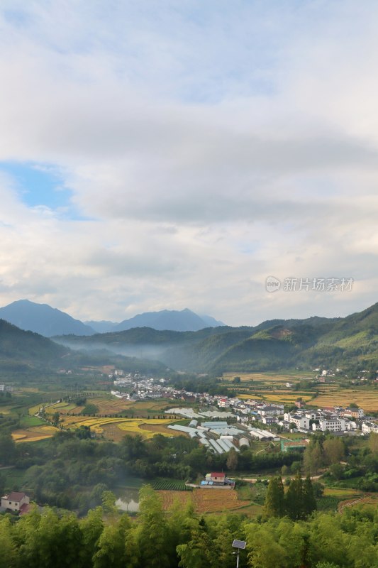 皖南川藏线/安徽宣城/漕溪花海俯瞰