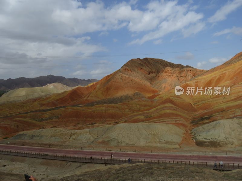 甘肃张掖七彩丹霞风景区旅游风光