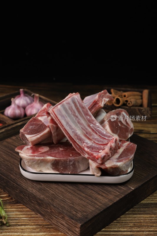 宁夏滩羊 羊肉切块 手把肉 鲜羊肉