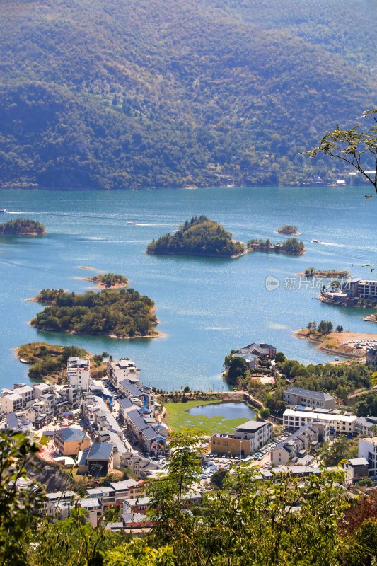 湖北黄石仙岛湖生态旅游景区，天空之城景区