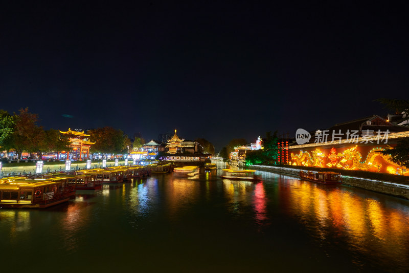 南京秦淮河夜景