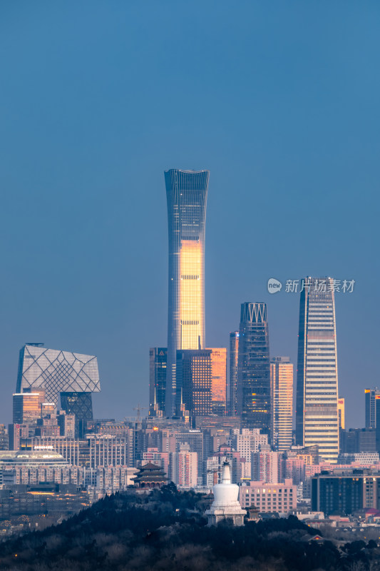 北京夜景 国贸夜景 CBD 北京东三环