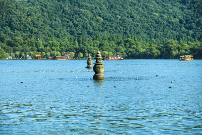 夏天杭州西湖美景