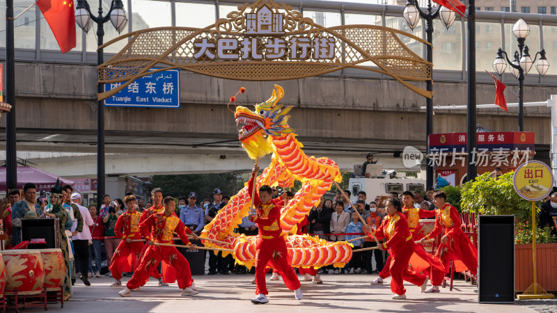 中秋节假期的中国新疆国际大巴扎