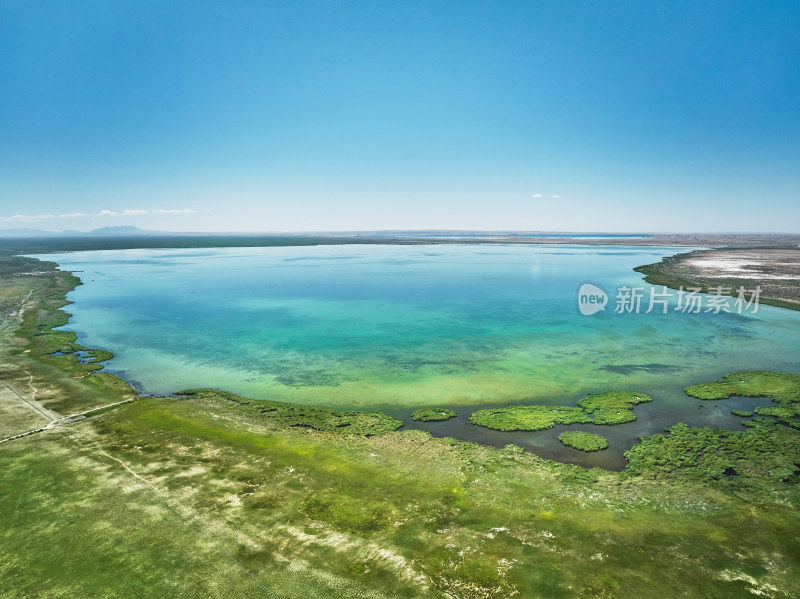 甘肃可鲁克湖的风光美景