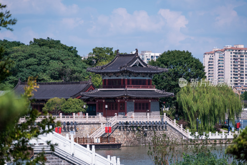 江苏泰州市望海楼景区建筑