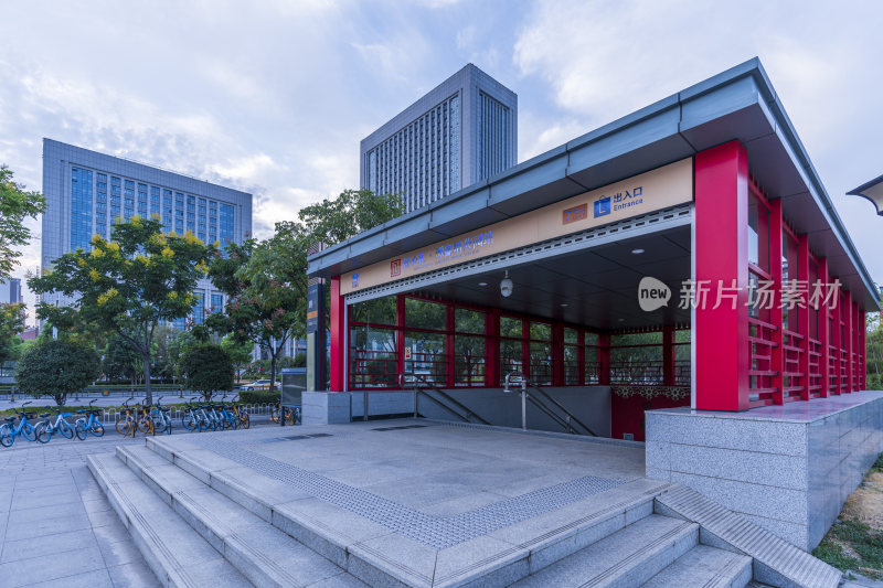 武汉江夏区谭鑫培公园风景