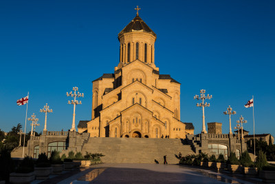 格鲁吉亚第比利斯圣三一大教堂
