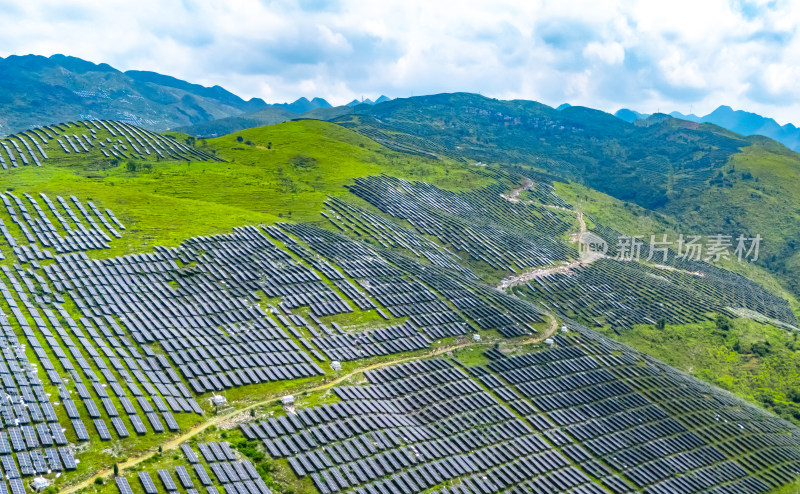 太阳能山地光伏喀斯特地貌