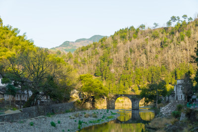 中国徽派建筑古村落