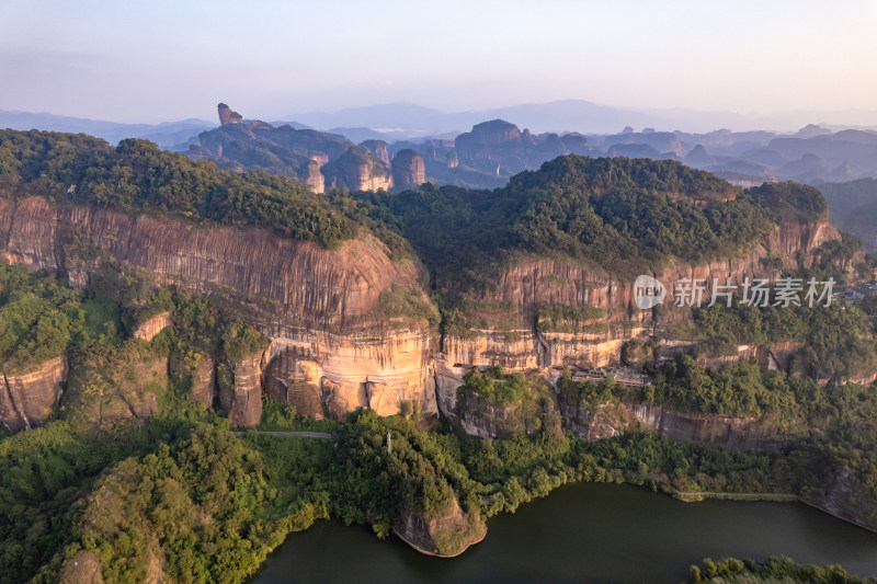 丹霞地貌广东丹霞山航拍图