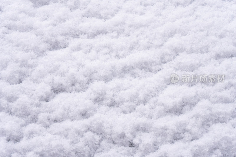 户外降雪之后洁白的积雪背景