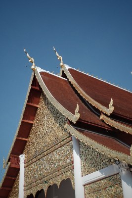 泰国寺庙清迈契迪龙寺