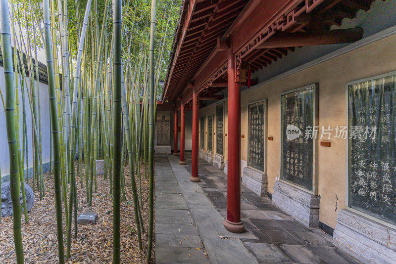 杭州上城区孔庙古园林风景