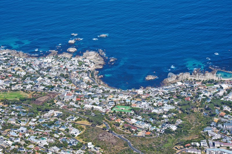 南非开普敦，桌山Table Mountain，俯瞰景色