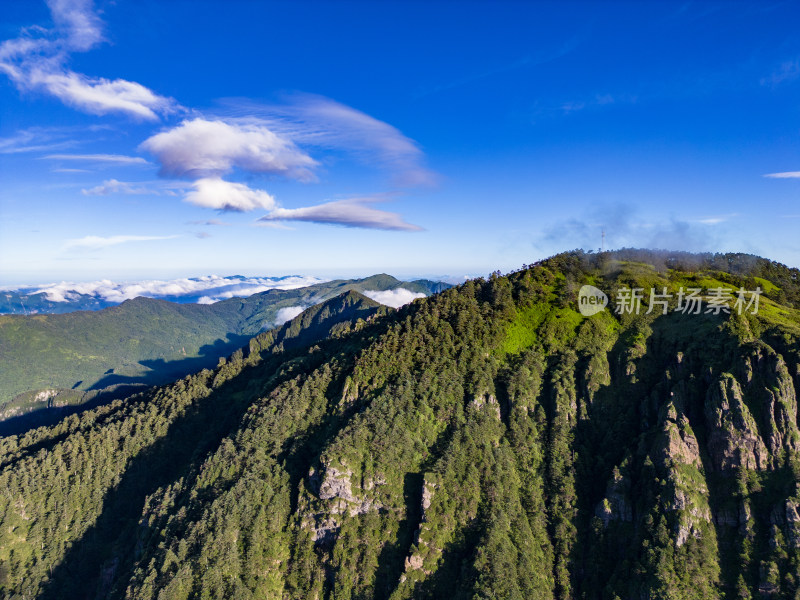 壮丽山河高山云海航拍