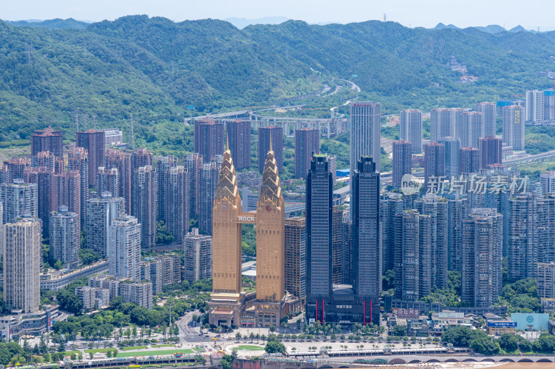 重庆城市天际线风景