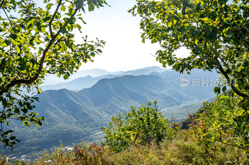 中国河南省伏羲山红石林景区