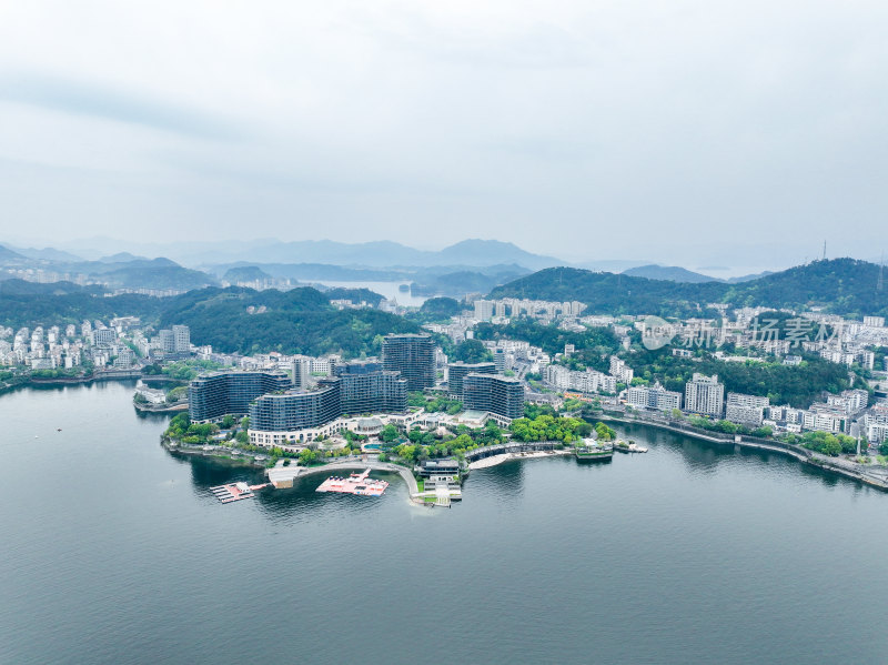 航拍浙江千岛湖风光