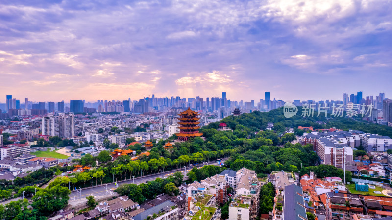 武汉地标建筑黄鹤楼