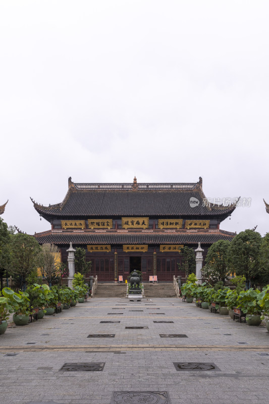 曹王禅寺上海嘉定寺庙中式建筑传统文化佛教