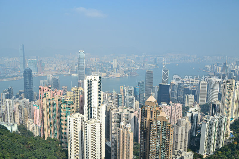 香港太平山全景