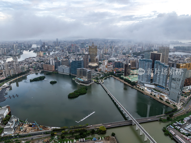 澳门半岛新葡京澳门塔CBD璀璨都市