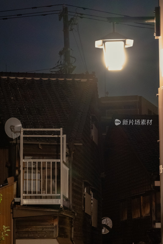 日本金泽茶屋街夜景