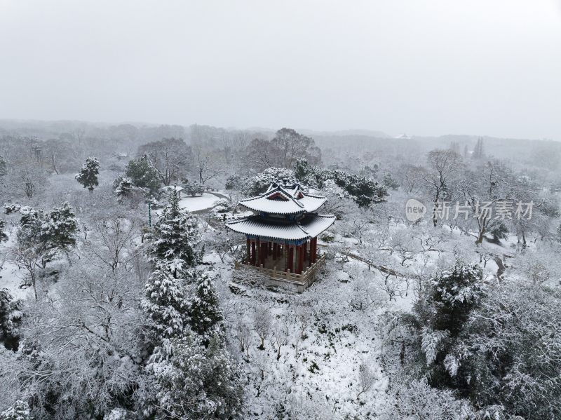 南京明孝陵雪景