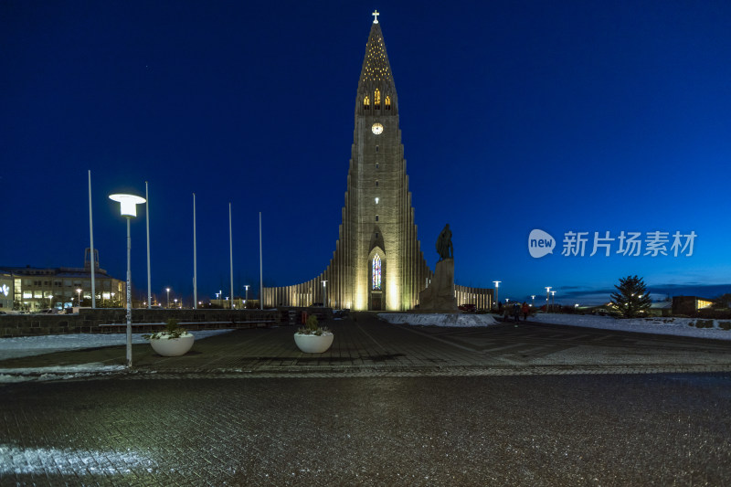 冰岛雷克雅未克城市风光