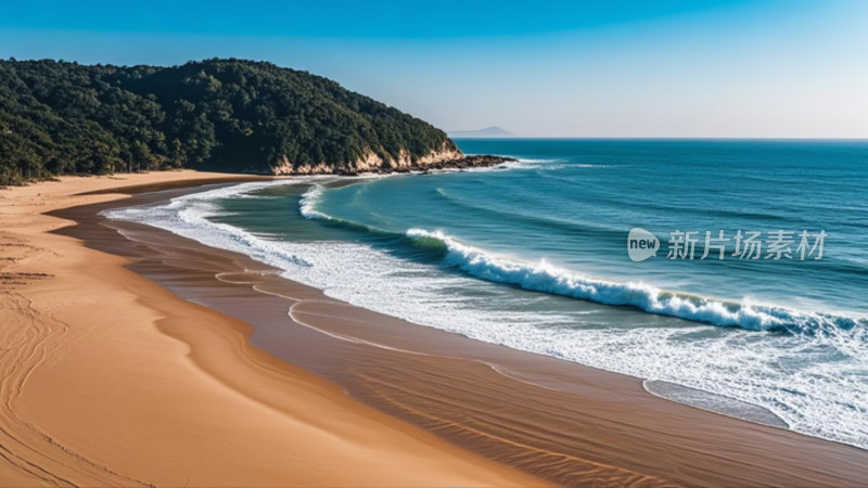 海岛风光旖旎迷人沙滩海边风景