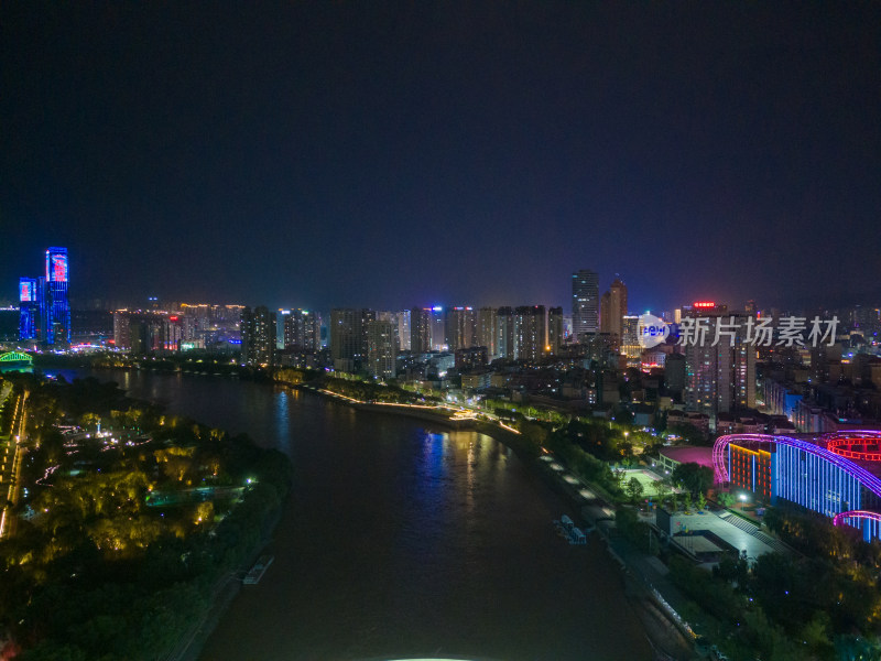 甘肃兰州城市夜景