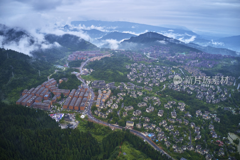 峨眉山的度假村