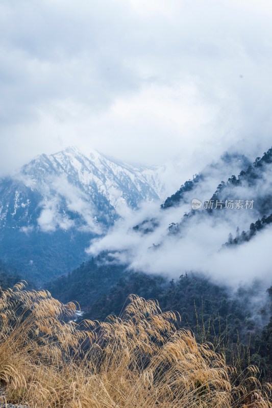 中国西南部山区风光